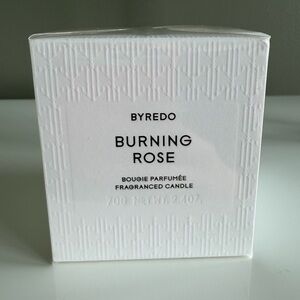 BYREDO Burning Rose Fragranced Candle - White